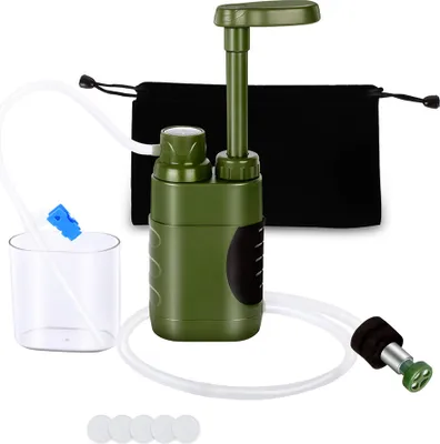 Produktbild von Outdoor Wasserfilter Stroh Wasserfilter System Wasserfilter fue r Familienvorsorge Camping Wandern Notfall