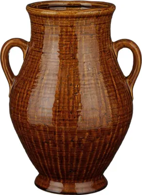 Image de Mica Decorations Vase Elena - L29 x l26 x H39 cm - Céramique - Marron