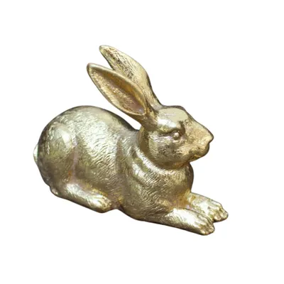 Produktbild von Dekofigur Hase gold groß