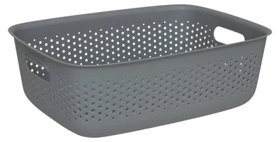 Produktbild von Korb "tila" 10l grau aus kunststoff - 5 five simply smart