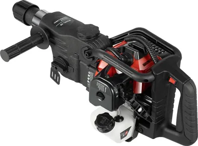 Zdjęcie produktu dla Młot wyburzeniowy - Benzynowy - Dwusuwowy 33 cm³ - Moc 1000 W - Uderzenia 2300-4000 obr/min - Maks. 30 mm - Zbiornik 0,9 l - Ręczny rozruch linkowy - Czarny