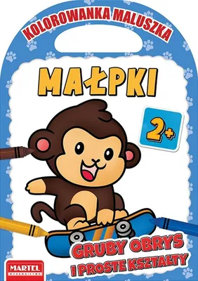 Produktbild von Małpki. Kolorowanka maluszka