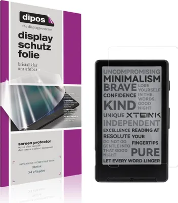 Produktbild von 2x Schutzfolie für Xteink X4 eReader klar Displayschutzfolie Folie Display Schutz dipos