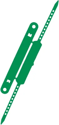 Produktbild von Heftstreifen + Deckschiene VE=5 Stück grün