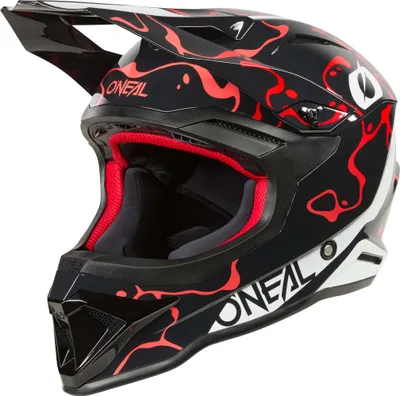 Produktbild von Oneal 1SRS SPLASH Motocross Helm, schwarz/rot, XS (53/54)