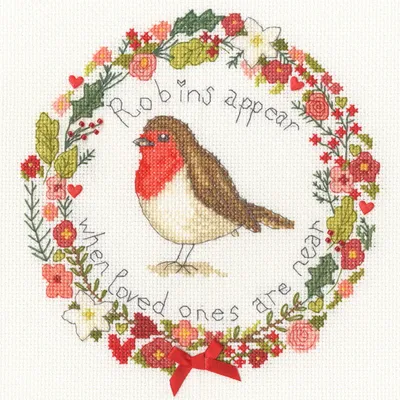 Zdjęcie produktu dla Zestaw do haftu krzyżykowego Bothy Threads "Bliscy są blisko", wzór do liczenia, XLU1, 20x20cm