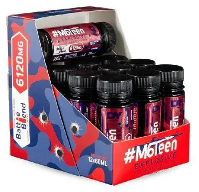 Produktbild von DY Nutrition M6Teen Prewokrout Shots 12x60ml - Cherry