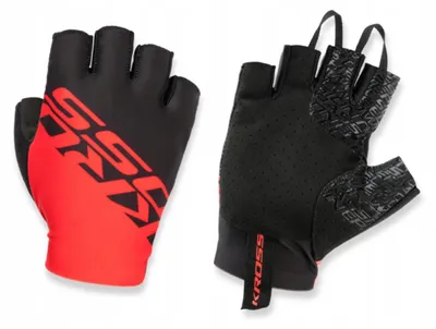 Image de Gants vélo Kross Race Short 2.0 XXL Noir Rouge