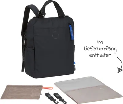 Produktbild von Lässig Green Label Conversion Backpack Wickeltasche schwarz