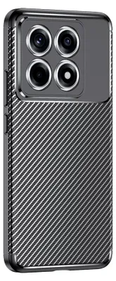 Produktbild von Handy Hülle für Xiaomi 14T Pro Carbon Look Cover Case Schutzhülle Farbe: Schwarz