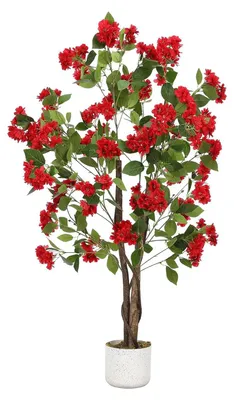 Produktbild von Lebensechter Osmanthusbaum im Topf, realistische Blätter, einfache Montage, 120cm
