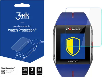 Produktbild von 3mk Display Schutzfolie Watch Protection für Polar V800 0,2mm (3 Stück)