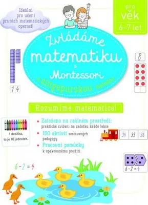 Immagine prodotto di Zvládáme matematiku s Montessori a singapurskou metodou 6-7 let (Urvoy Delphine)