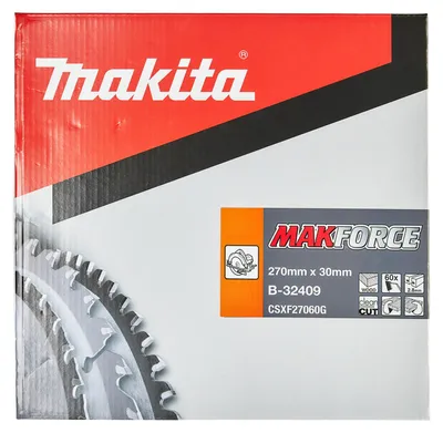 Immagine prodotto di Makita Sägeblatt MAKFORCE Kreissägeblatt 270x30x60Z für Kreissäge B-32409
