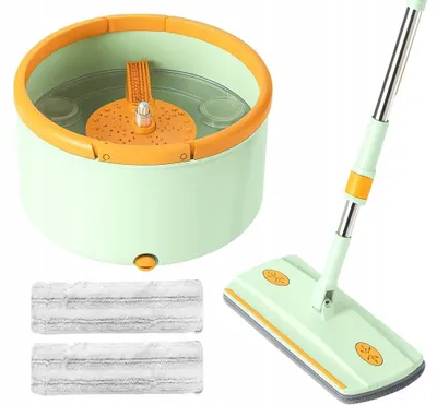 Zdjęcie produktu dla Mop płaski obrotowy Floormy Loft z separatorem wody 2 wkłady mikrofibra