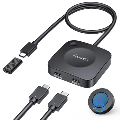 Productafbeelding van USB-C Switch voor 2 Computers met 8K Video en 140W PD