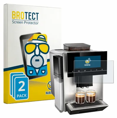 Produktbild von 2x BROTECT Schutzfolie für Siemens EQ900 Plus TQ907DZ3 Displayschutz Displayschutzfolie Folie Matt Entspiegelungsfolie