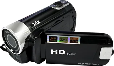 Produktbild von Tragbare 1080P High Definition Digital Video Kamera DV Camcorder 16MP 2.7 Zoll LCD Bildschirm 16X Digital Zoom Eingebauter Akku