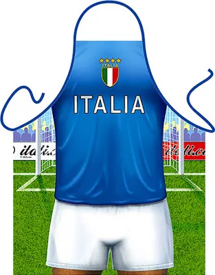 Produktbild von Schürze für italienische Fußballfans