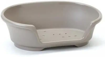 Produktbild von Kunststoff Bett "Cosy-Air", warmgrau, 45cm