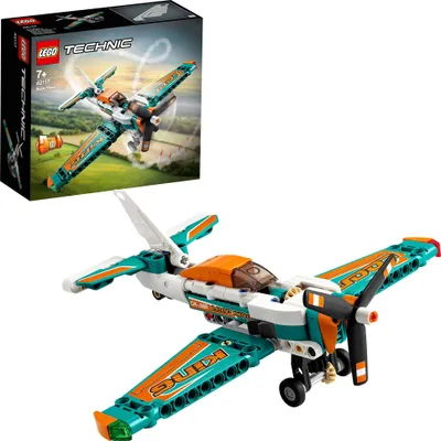 Produktbild von LEGO 42117 Technic Rennflugzeug & Jet-Flugzeug, 2-in-1 Spielzeug für Kinder ab 7, Geschenke zum Geburtstag oder zu Weihnachten für Jungen und Mädchen