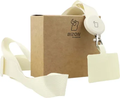 Produktbild von Handy-Lanyard, Bizon Accessories Leash Dragonfly Schlüsselband, Beige