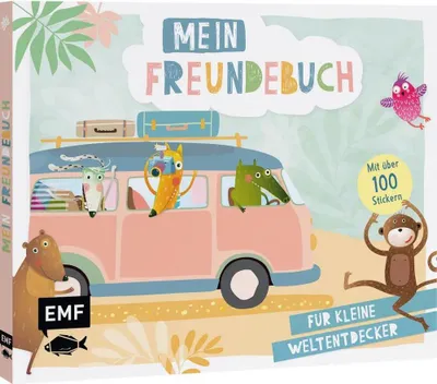 Produktbild von Mein Freundebuch - Mit über 100 Stickern für kleine Weltentdecker