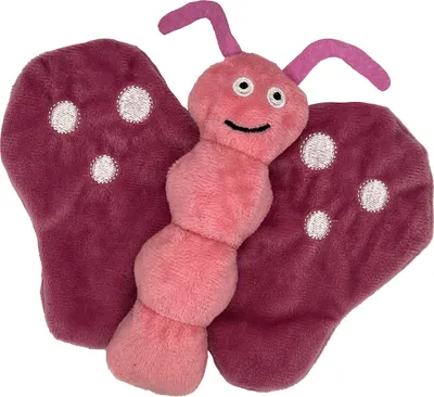 Produktbild von Aumüller Katzenspielzeug Schmetterling Viola - Plüschtier zum Schmusen mit Katzenminze