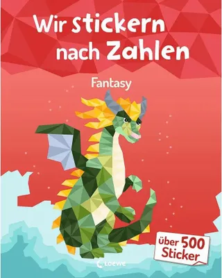 Produktbild von Wir stickern nach Zahlen - Fantasy