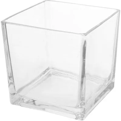 Produktbild von Hydroponische Kubusvase 15 x 15 cm, Glas, Tischdeko, Wohnzimmer