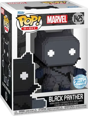 Obrázok produktu pre Figurka Vinylowa 8-Bit Black Panther 9 cm od Funko - Kolekcjonerska POP!