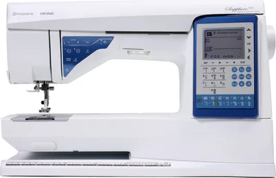 Produktbild von Husqvarna Viking Nähmaschine Sapphire 930, 250mm Nähfläche, 574 Stiche, 7mm Stichbreite