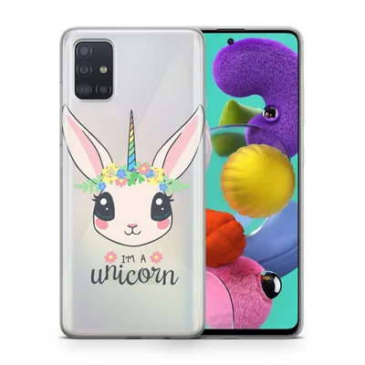 Produktbild von Handyhülle Schutzhülle für Sony Xperia 1 III Case Cover Tasche Bumper Etuis TPU, Modell:Sony Xperia 1 III, Motiv auswählen:Einhorn Hase