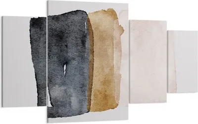 Produktbild von Bild auf Leinwand - Leinwandbild - 4 Teile - Abstraktion die Farben Aquarell - 160x90cm - Wand Bild - Wanddeko - Wandbilder - Leinwanddruck - Bilder - Wanddekoration - Leinwand bilder - DL160x90-4947