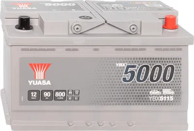 Image de Yuasa YBX5115 SMF 12V 90Ah Silver Batterie de voiture haute performance