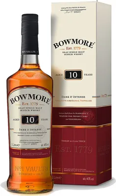 Produktbild von Bowmore 10 Years + Box 1000ml 40%  Vol.