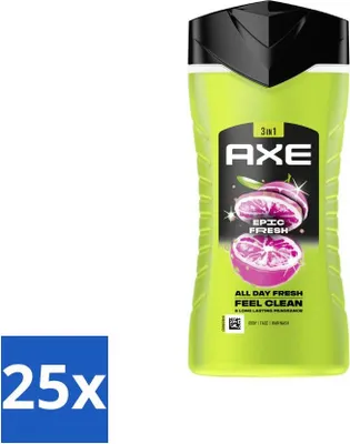 Produktbild von Axe 3-in-1 Duschgel Epic Fresh 250 ml - Vorteilspack - 25 Stücke
