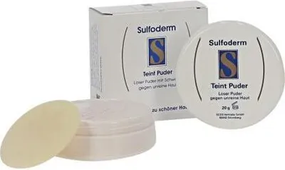 Produktbild von Sulfoderm S puder do cery naczynkowej 20 g