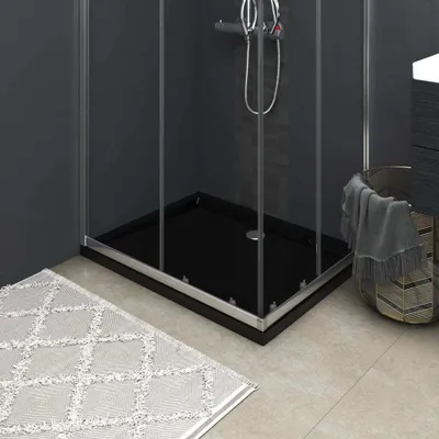 Produktbild von "im Angebot" Duschtasse ABS Rechteckig Schwarz 80x100 cm - Duschwannen CC842