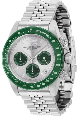 Obrázek produktu pro Invicta Speedway 36734 Pánské Hodinky - Quartz Hnutí - Nerezová Ocel se Šedým Ciferníkem - 39 mm