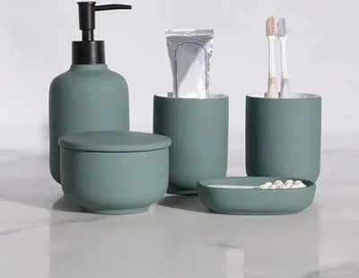 Produktbild von Famanu Badezimmeraccessoires Set – s Badkamerset