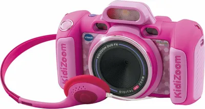 Produktbild von Vtech- Kidizoom Duo FX, Kinder-Fotokamera für Kinder ab 5 Jahren, ESP Version, Rosa (80-519957) VTECH
