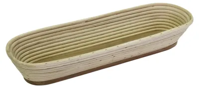 Immagine prodotto di Stampo per pane / Cestino di lievitazione lungo  460 x 150 mm - fondo in legno
