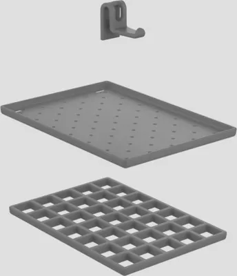 Immagine prodotto di SANIT Ablageset für multiset anthrazit