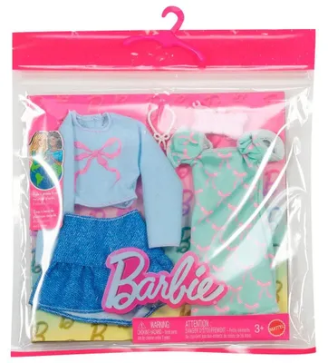Produktbild von Barbie Fashions, 3 Jahr(e), 200 mm, 20 g, Mehrfarbig