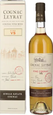 Produktbild von Cognac Leyrat VS Fine Single Estate Cognac 40% Vol. 0,7l in Geschenkbox