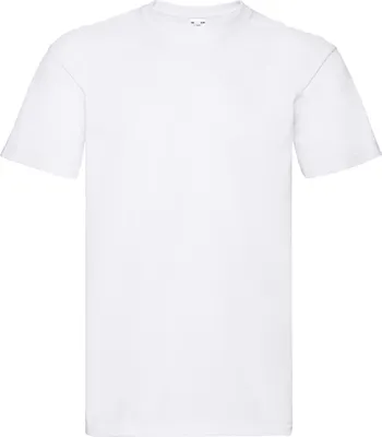 Obrázek produktu pro Pánské tričko Fruit Of The Loom Super Premium s krátkým rukávem BC333 (M) (Bílá)