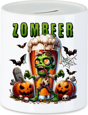 Produktbild von Zombeer Spardose Halloween Bier Zombie Grusel Party Lustig