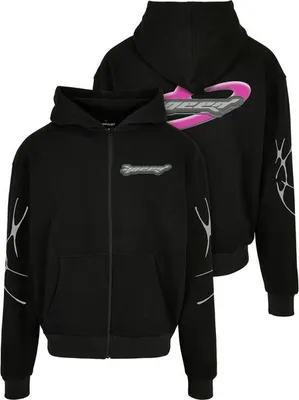 Image de Bunda Mr Tee Speed Logo Zip Jacket noir - L