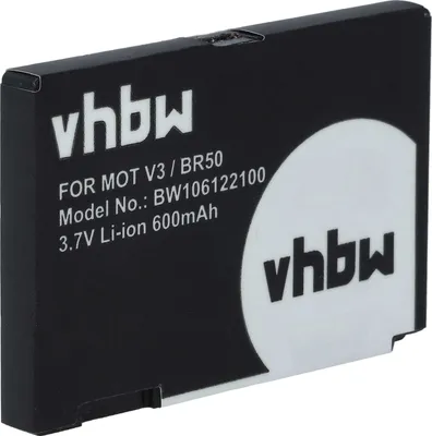 Produktbild von vhbw Akku kompatibel mit Motorola Flip P Handy Smartphone Telefon (600 mAh, 3,7 V, Li-Ion)